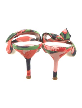 Carolina Herrera Nylon Printed Slides