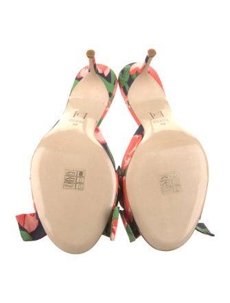 Carolina Herrera Nylon Printed Slides