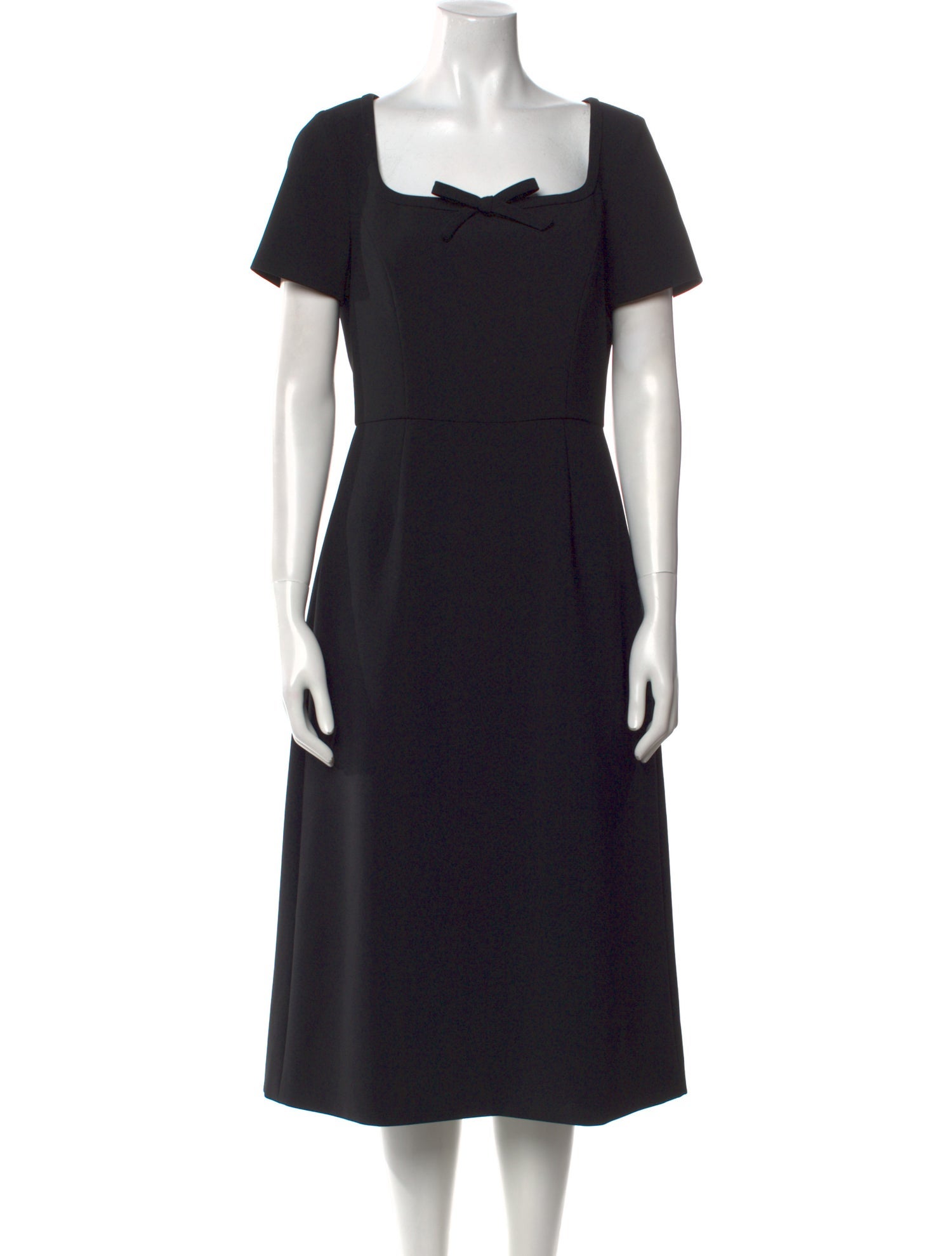 Carolina Herrera Square Neckline Midi Length Dress w/ Tags