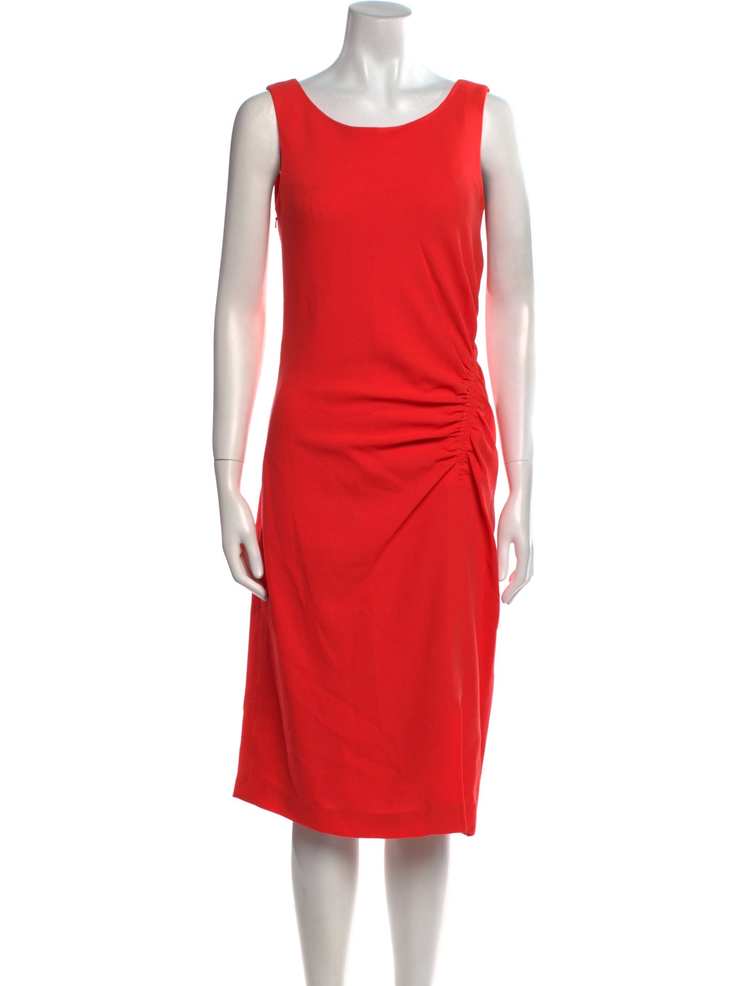 Carolina Herrera Virgin Wool Midi Length Dress