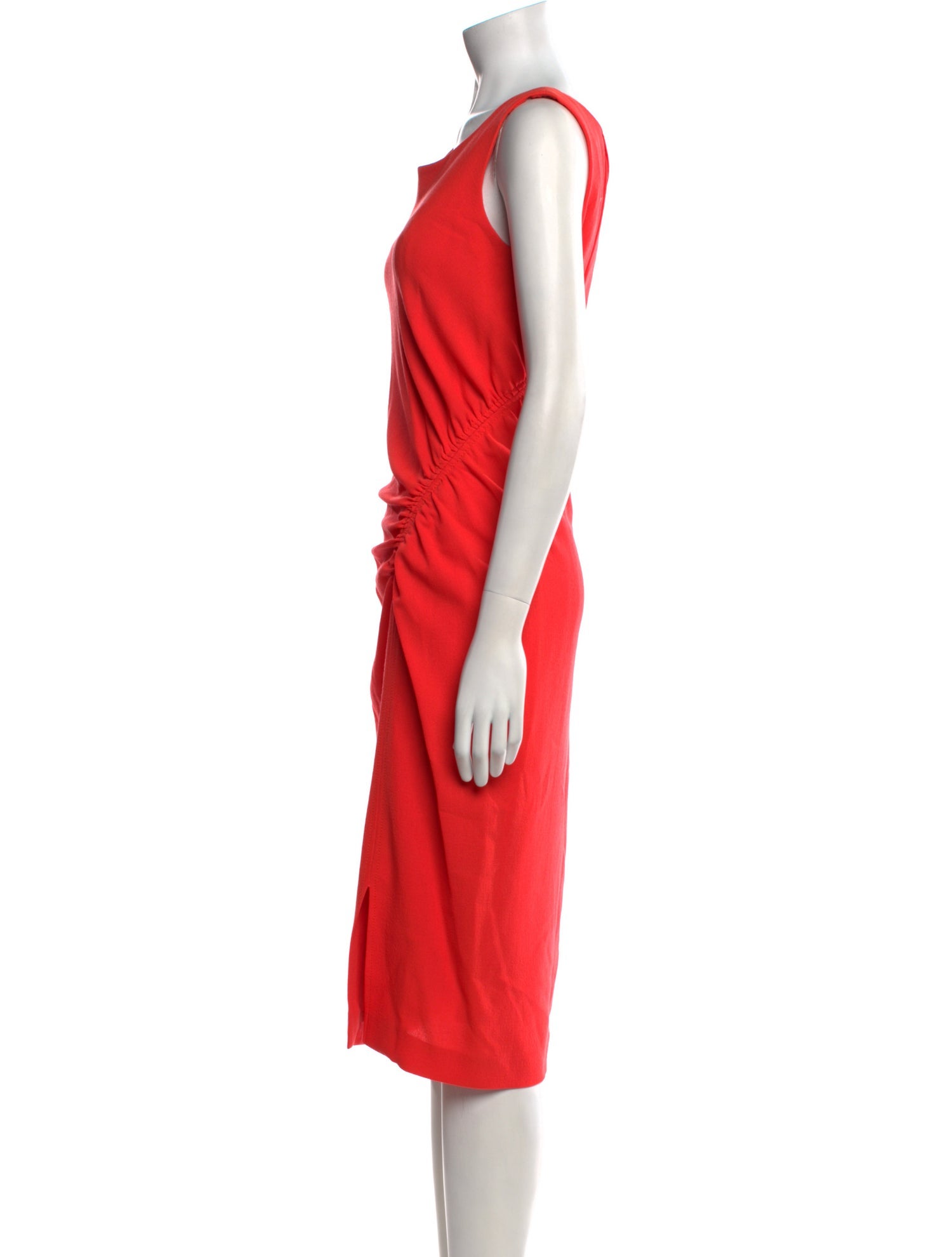 Carolina Herrera Virgin Wool Midi Length Dress