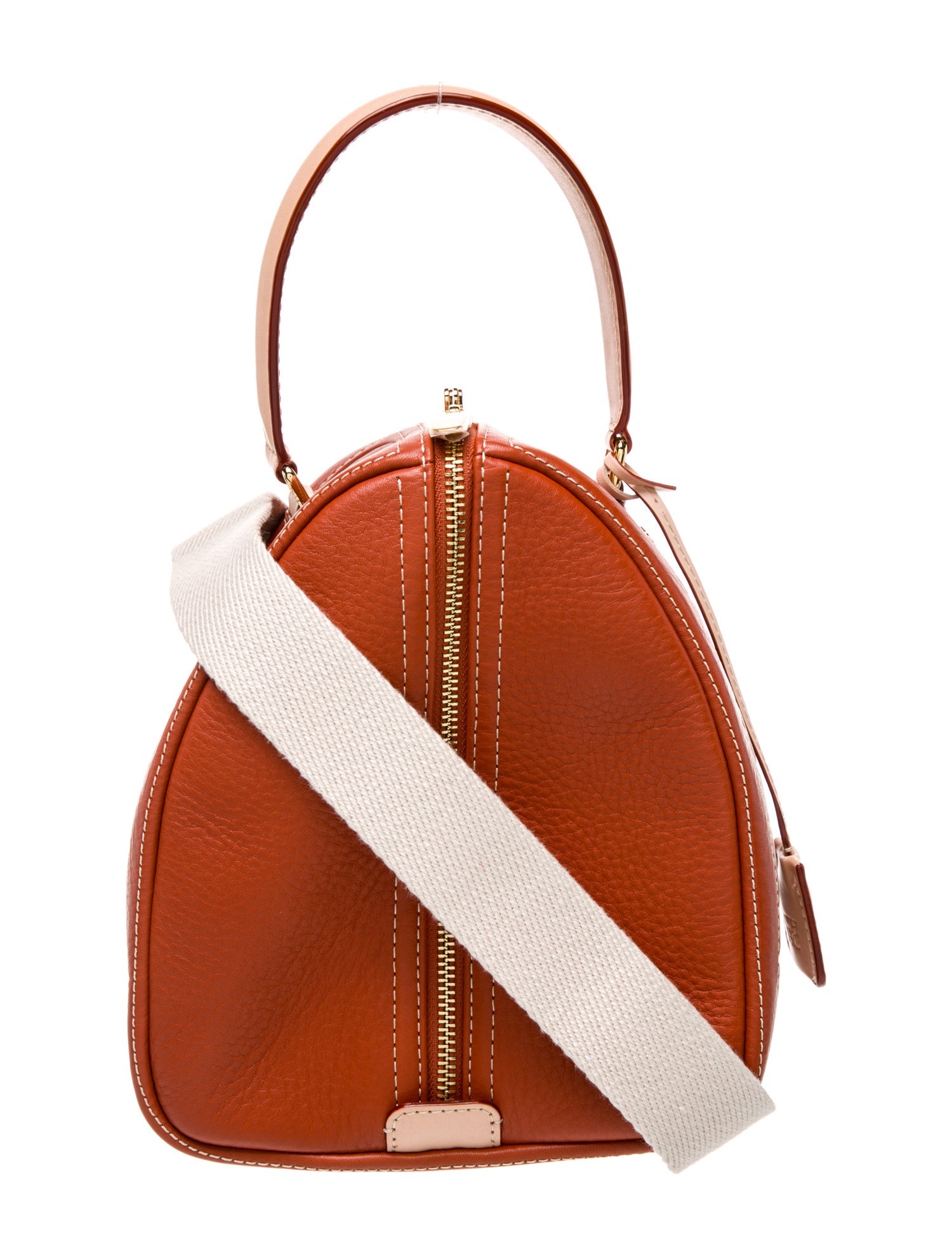 Carolina Herrera Leather Top Handle Bag