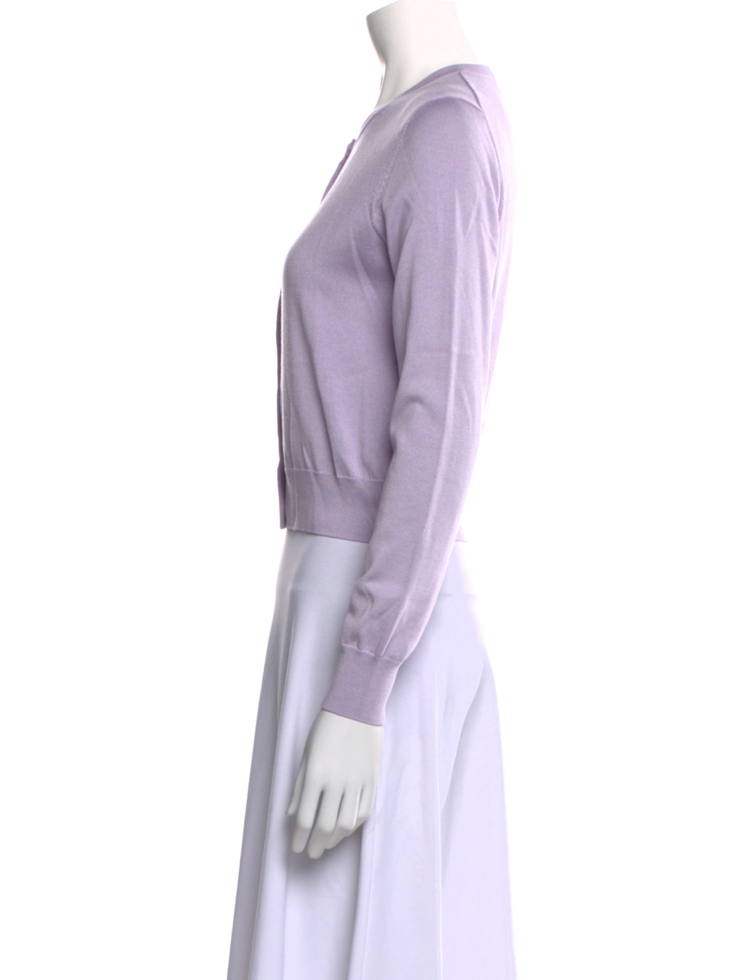 Carolina Herrera Silk Crew Neck Sweater