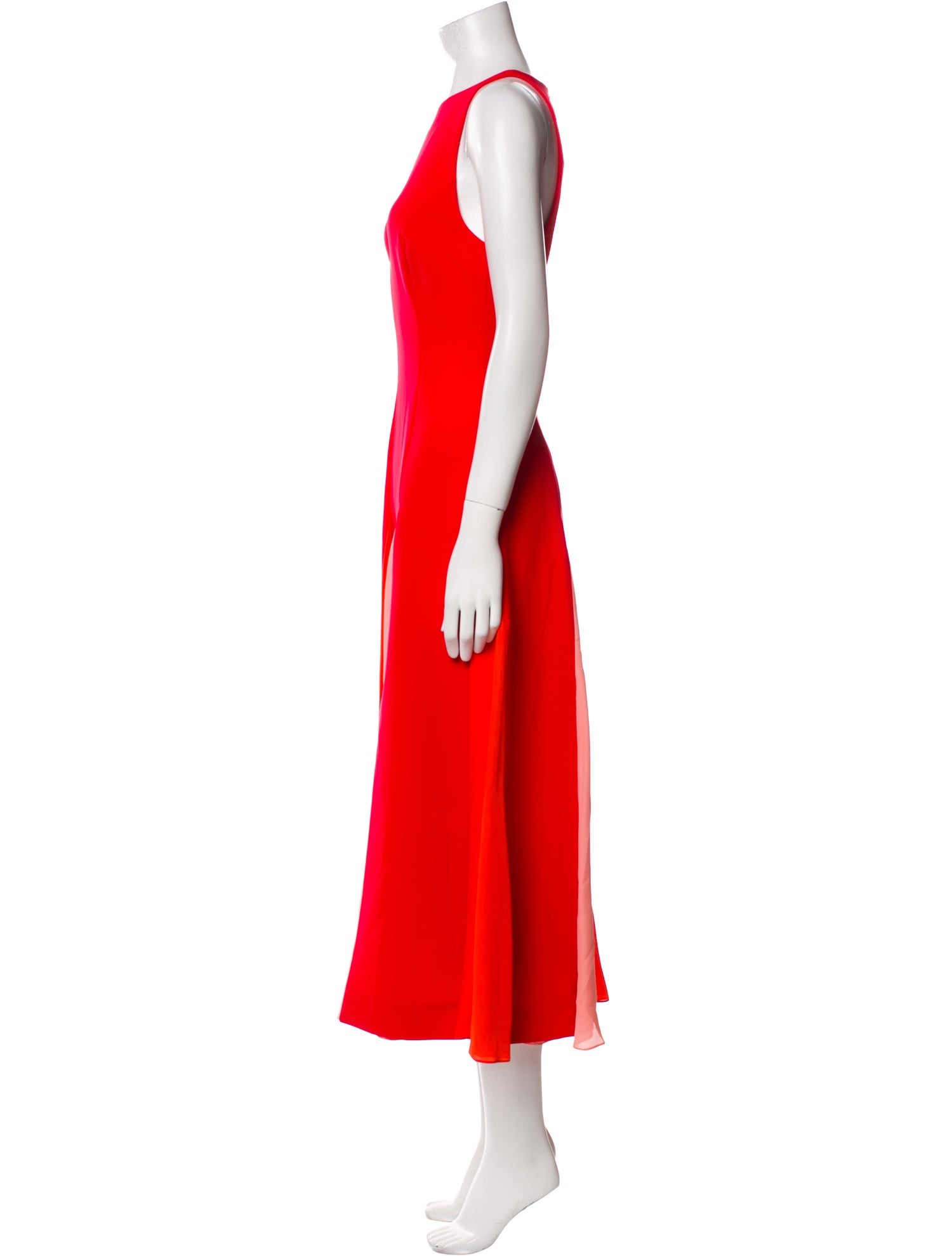 Carolina Herrera Crew Neck Long Dress