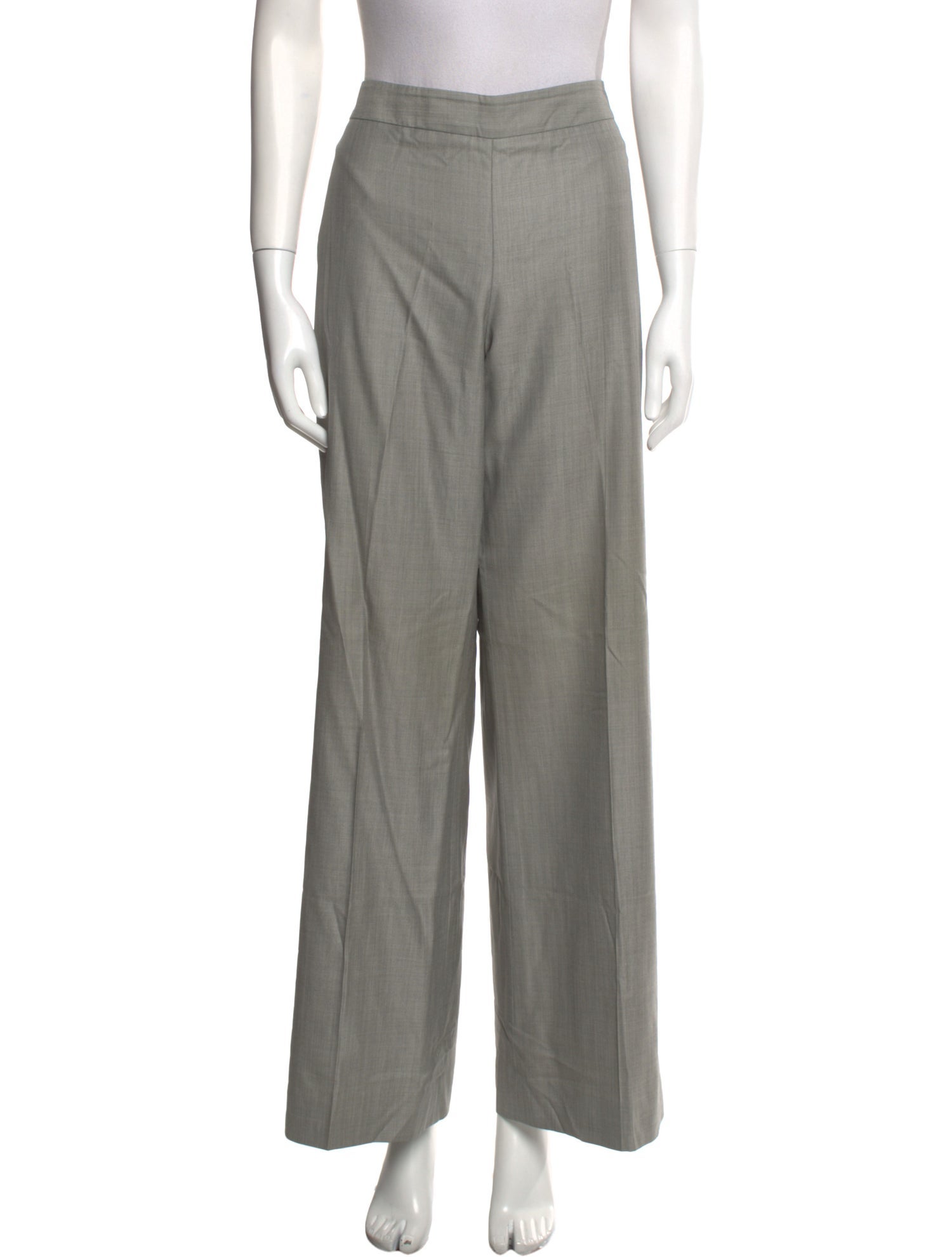 Carolina Herrera Wool Wide Leg Pants