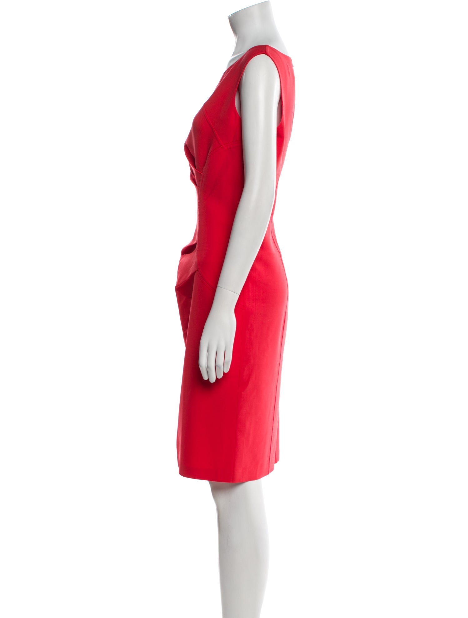 Carolina Herrera Silk Knee-Length Dress
