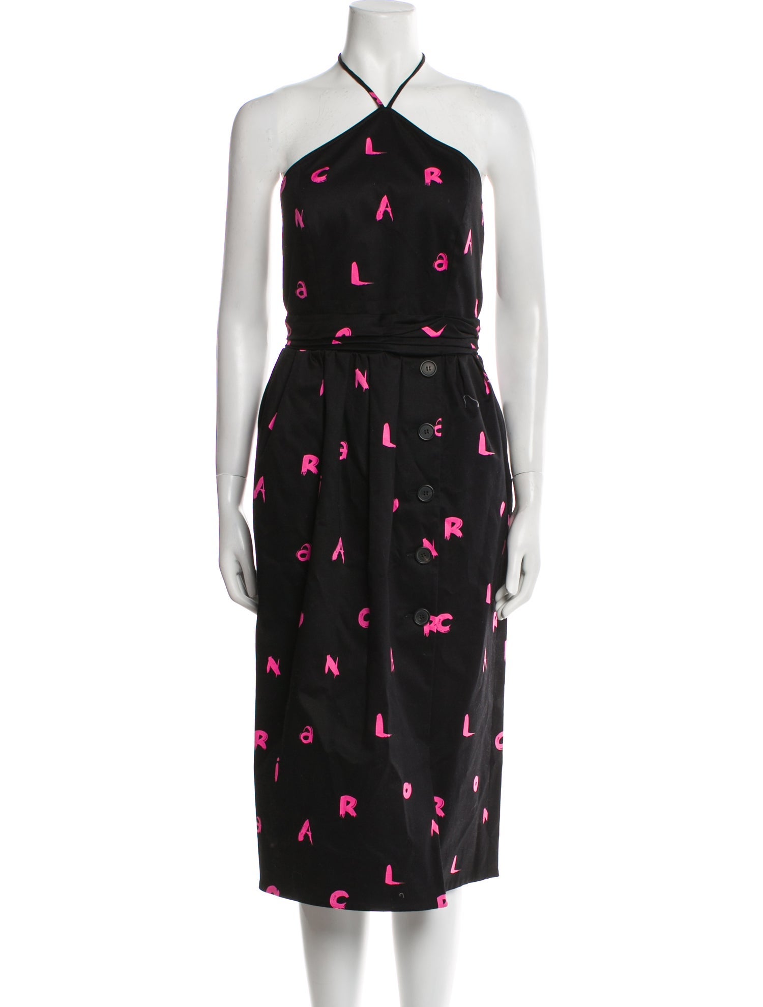 Carolina Herrera Printed Midi Length Dress