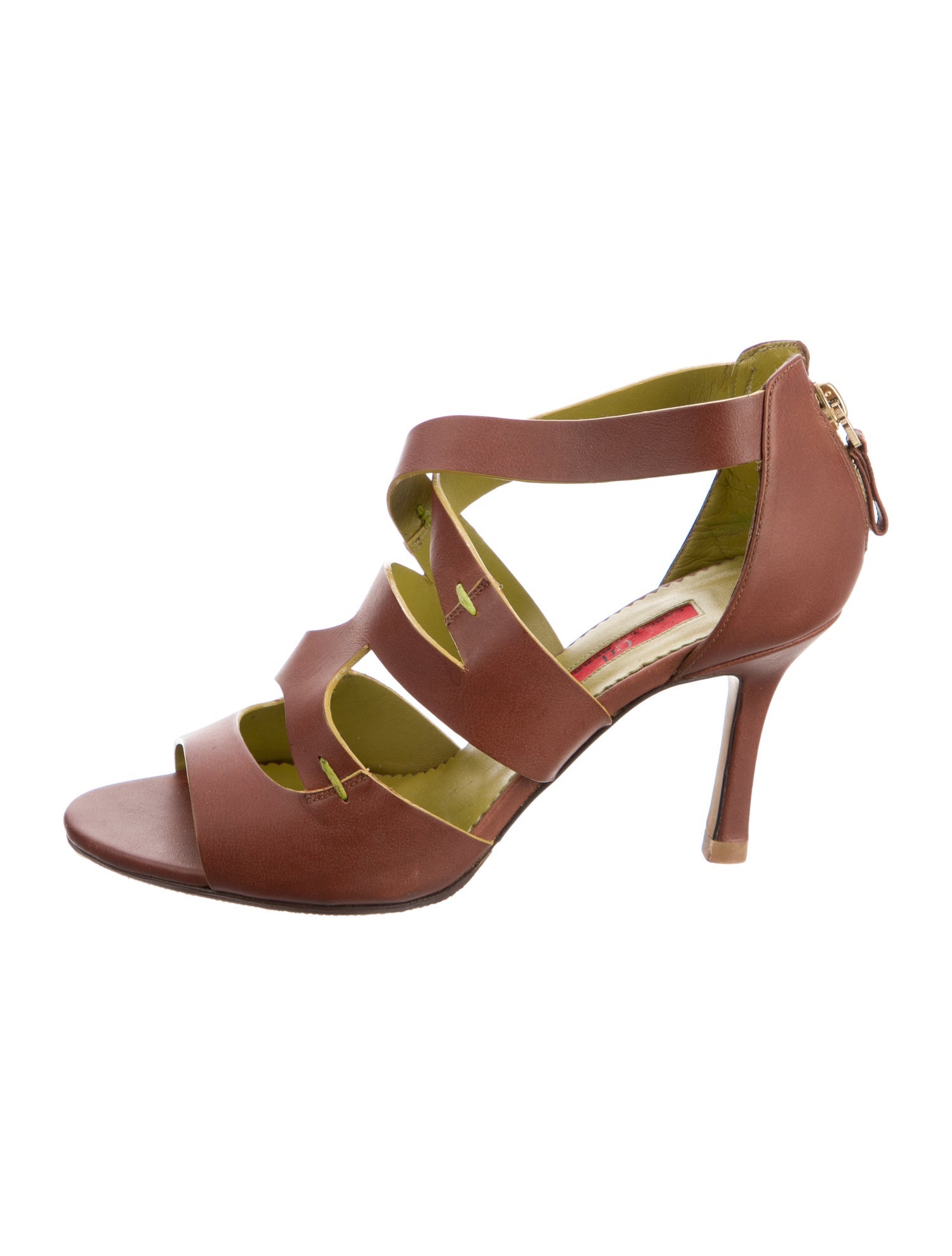 Carolina Herrera Leather Sandals