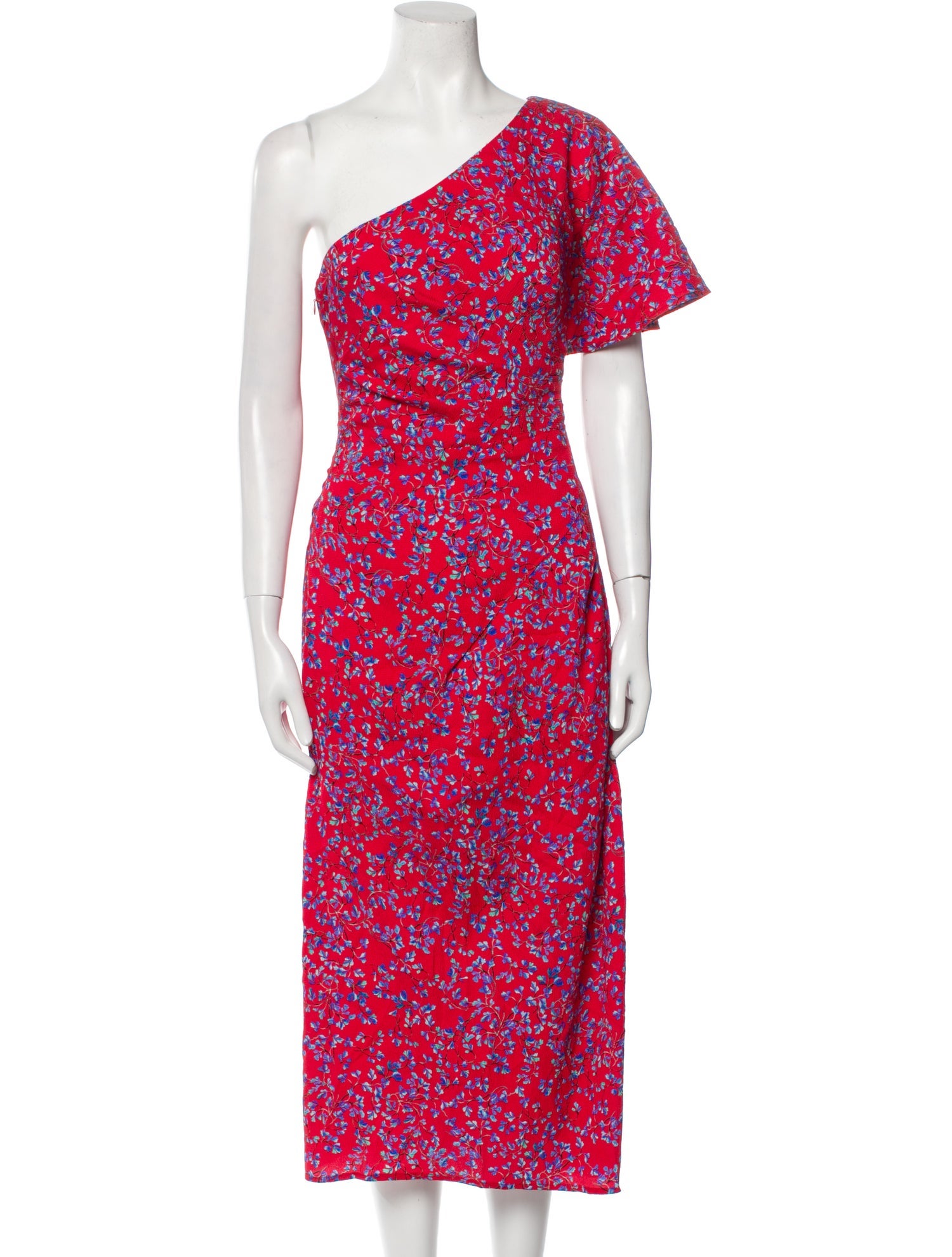 Carolina Herrera Silk Midi Length Dress
