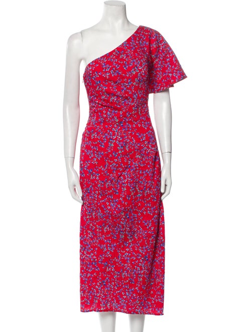Carolina Herrera Silk Midi Length Dress