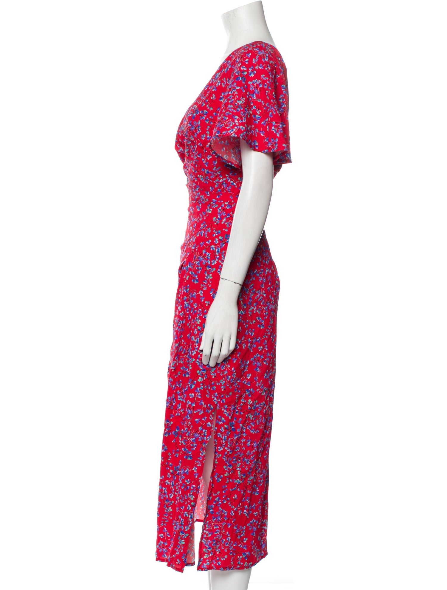 Carolina Herrera Silk Midi Length Dress