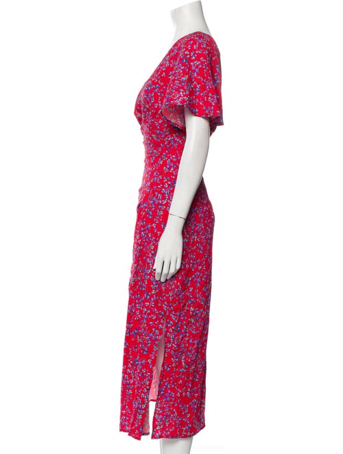 Carolina Herrera Silk Midi Length Dress