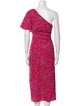 Carolina Herrera Silk Midi Length Dress