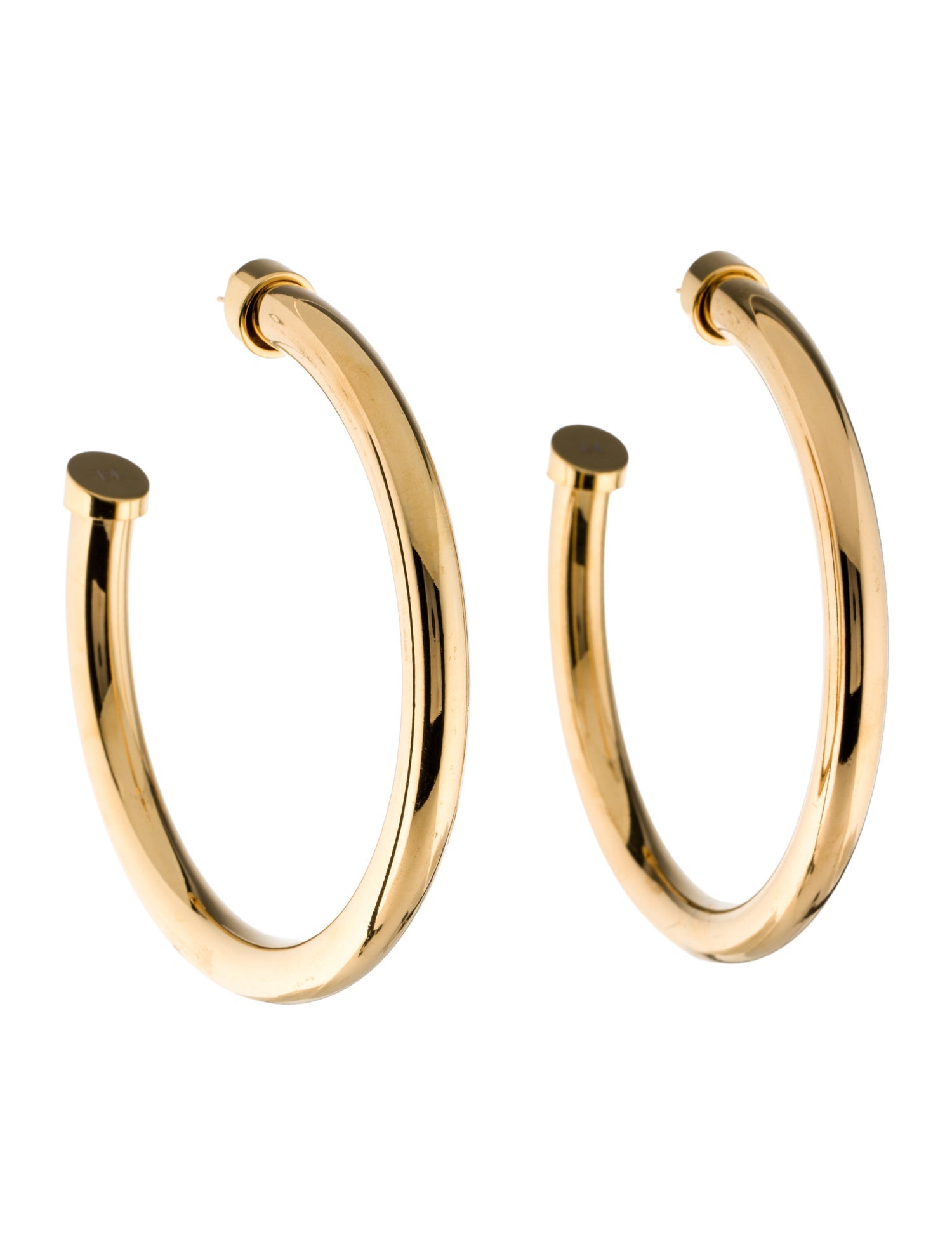 Carolina Herrera Large Maxi Hoop Earrings