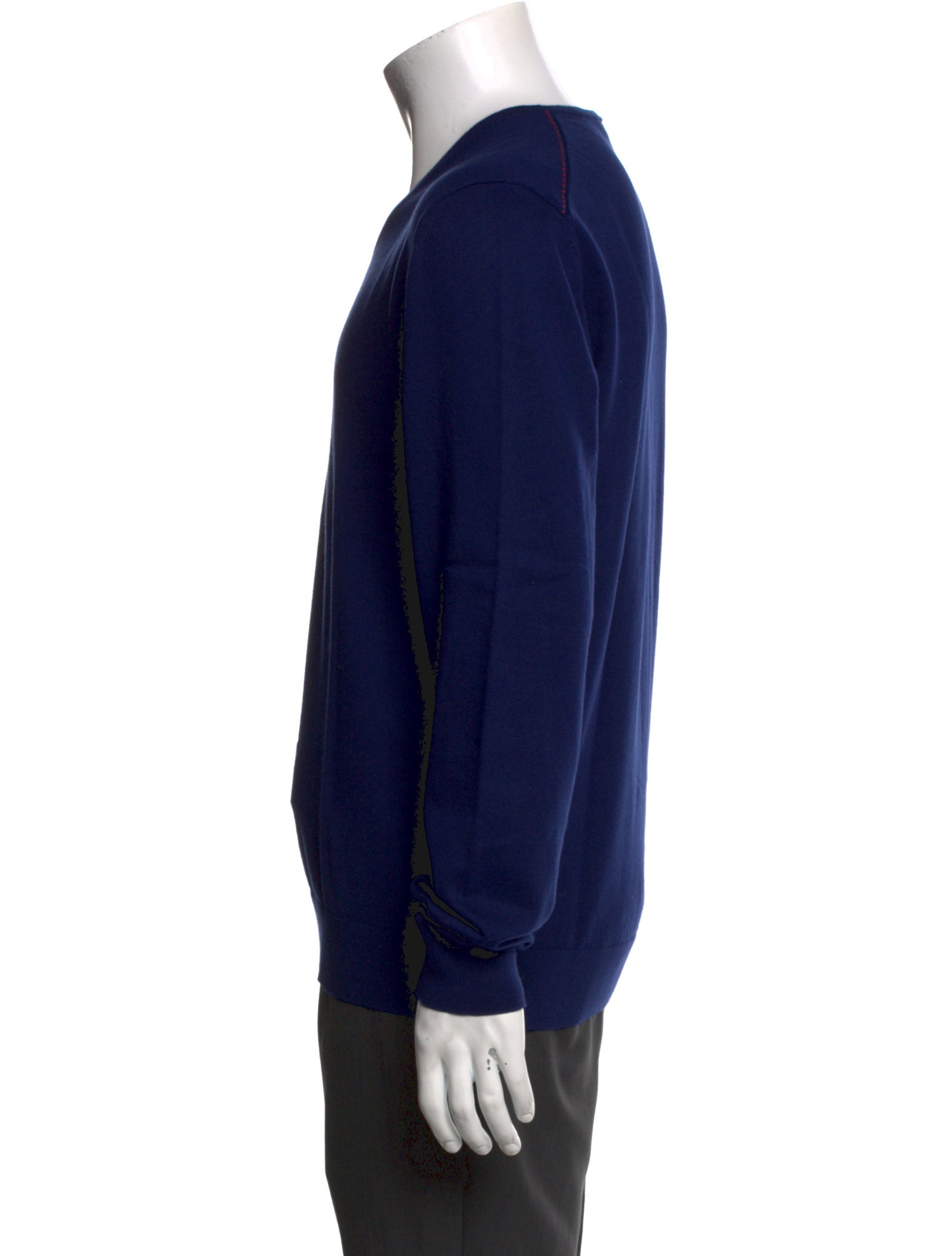 Carolina Herrera V-Neck Long Sleeve Pullover