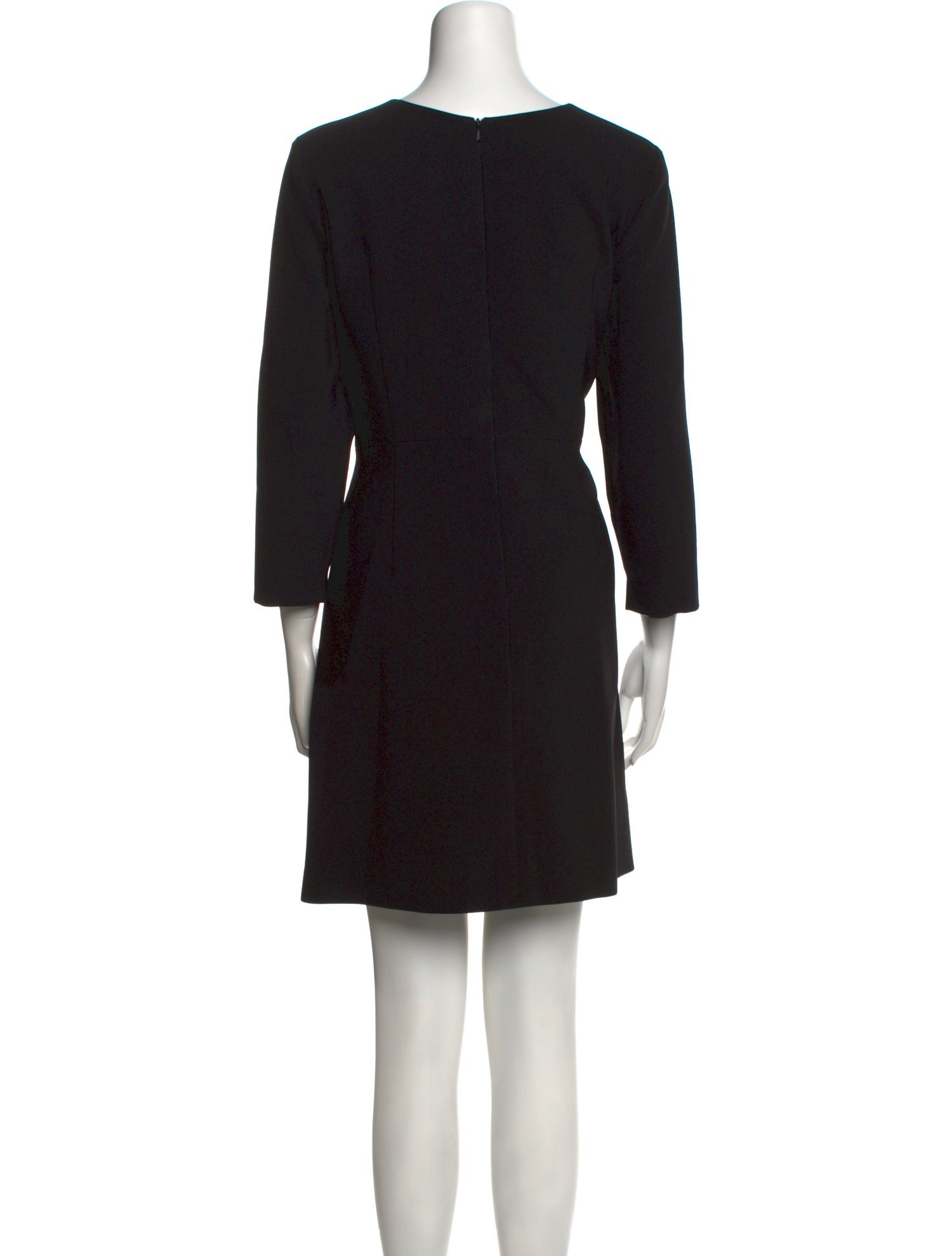 Carolina Herrera Bateau Neckline Mini Dress