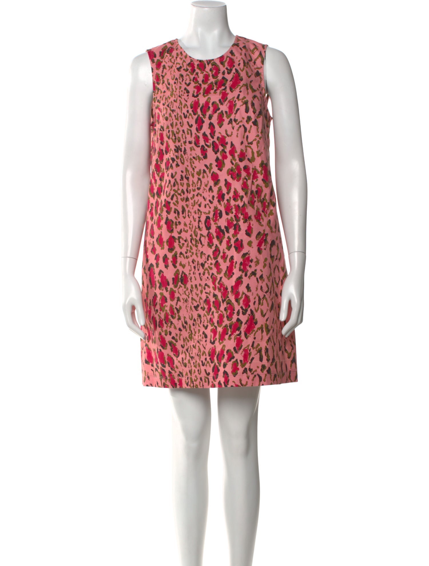 Carolina Herrera Animal Print Mini Dress