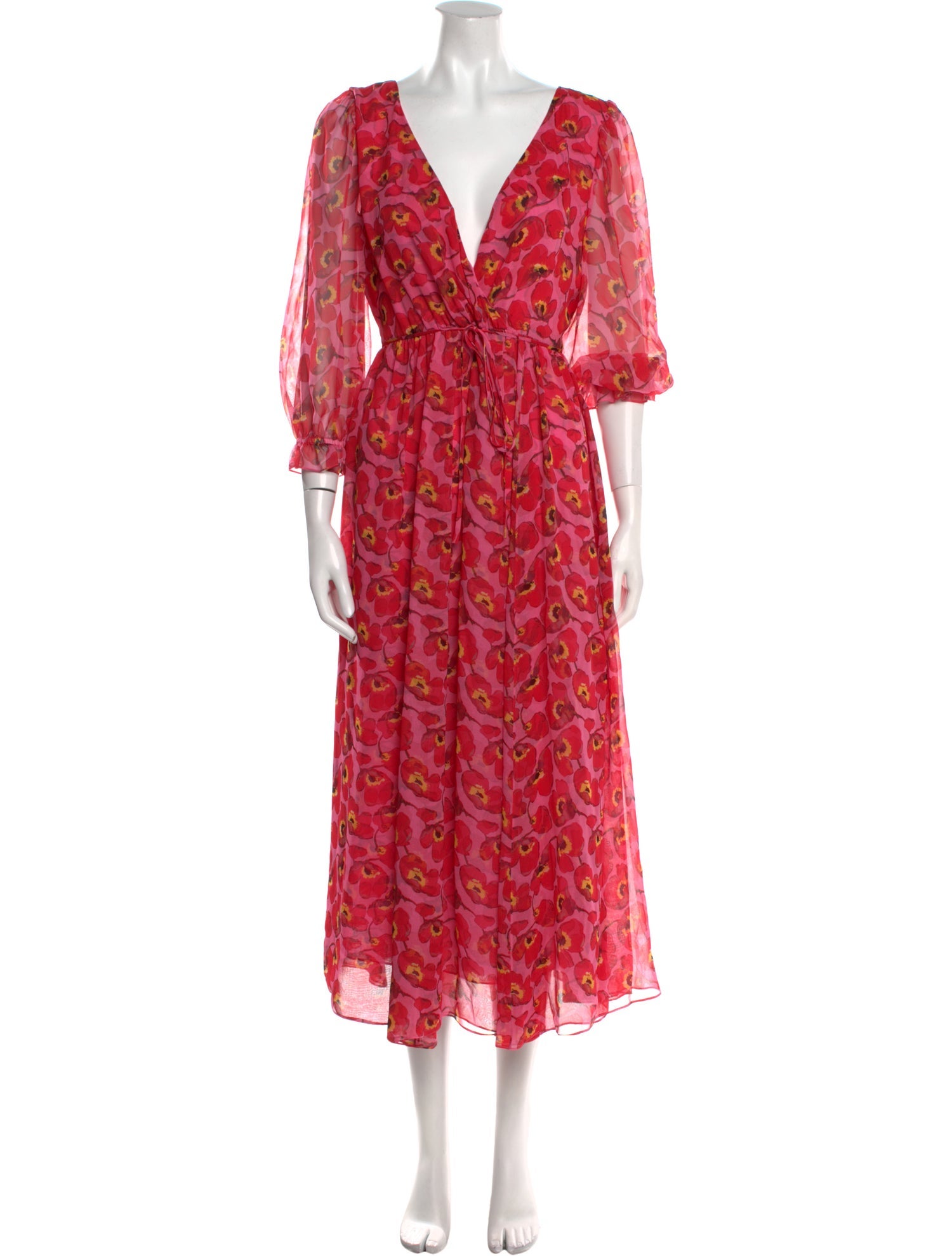 Carolina Herrera Silk Long Dress