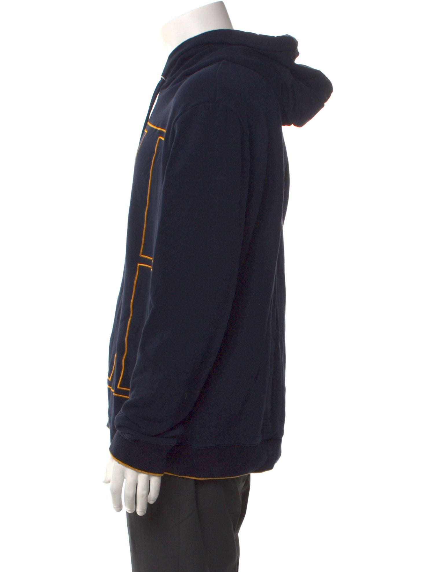 Carolina Herrera Printed V-Neck Hoodie