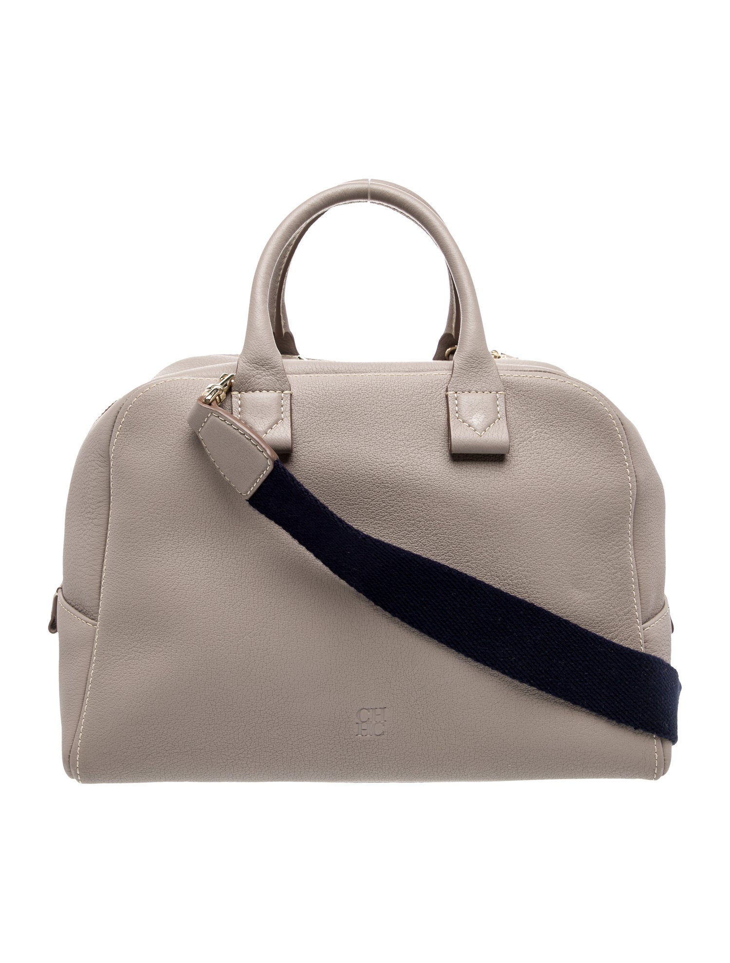 Carolina Herrera Leather Top Handle Bag