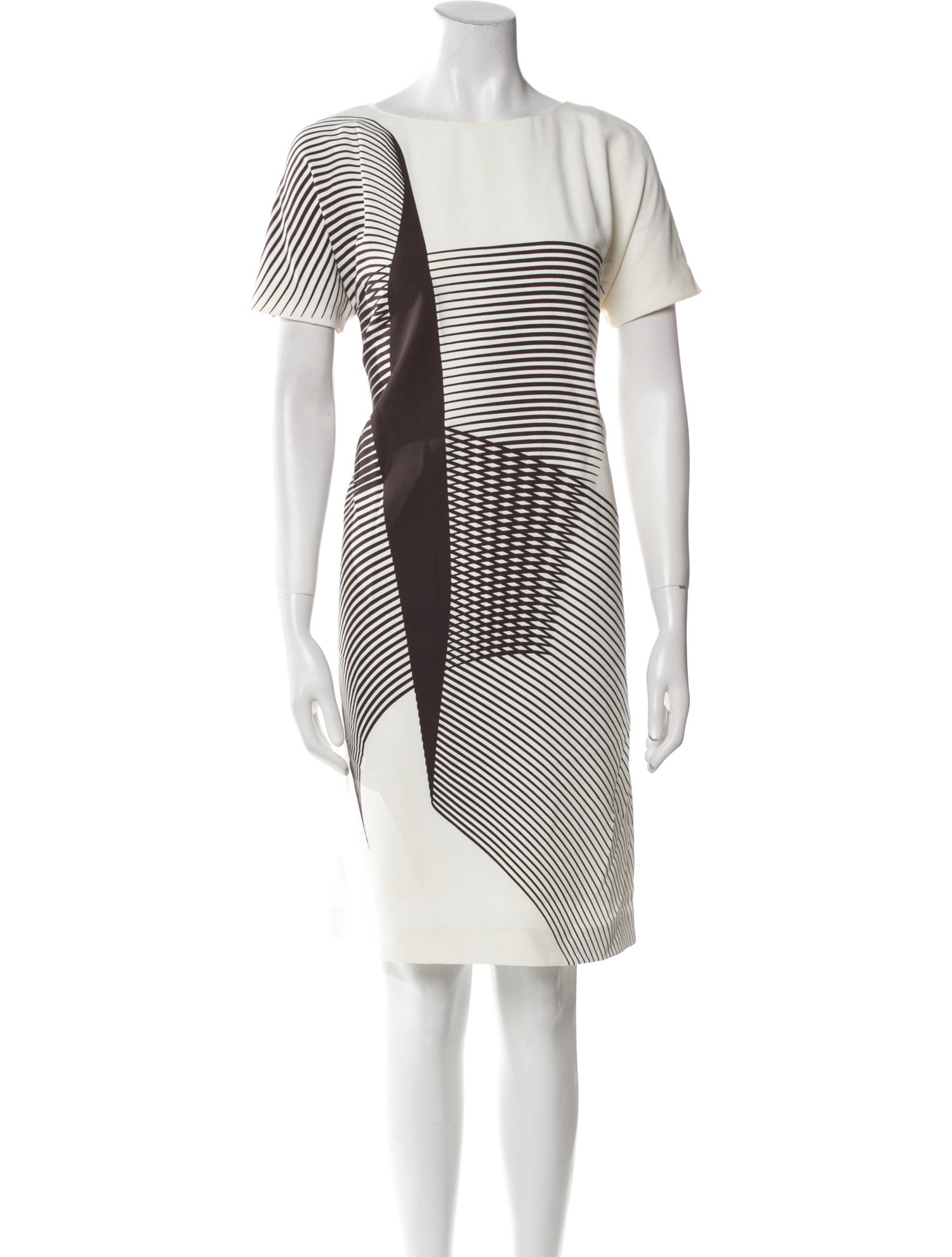 Carolina Herrera Striped Knee-Length Dress