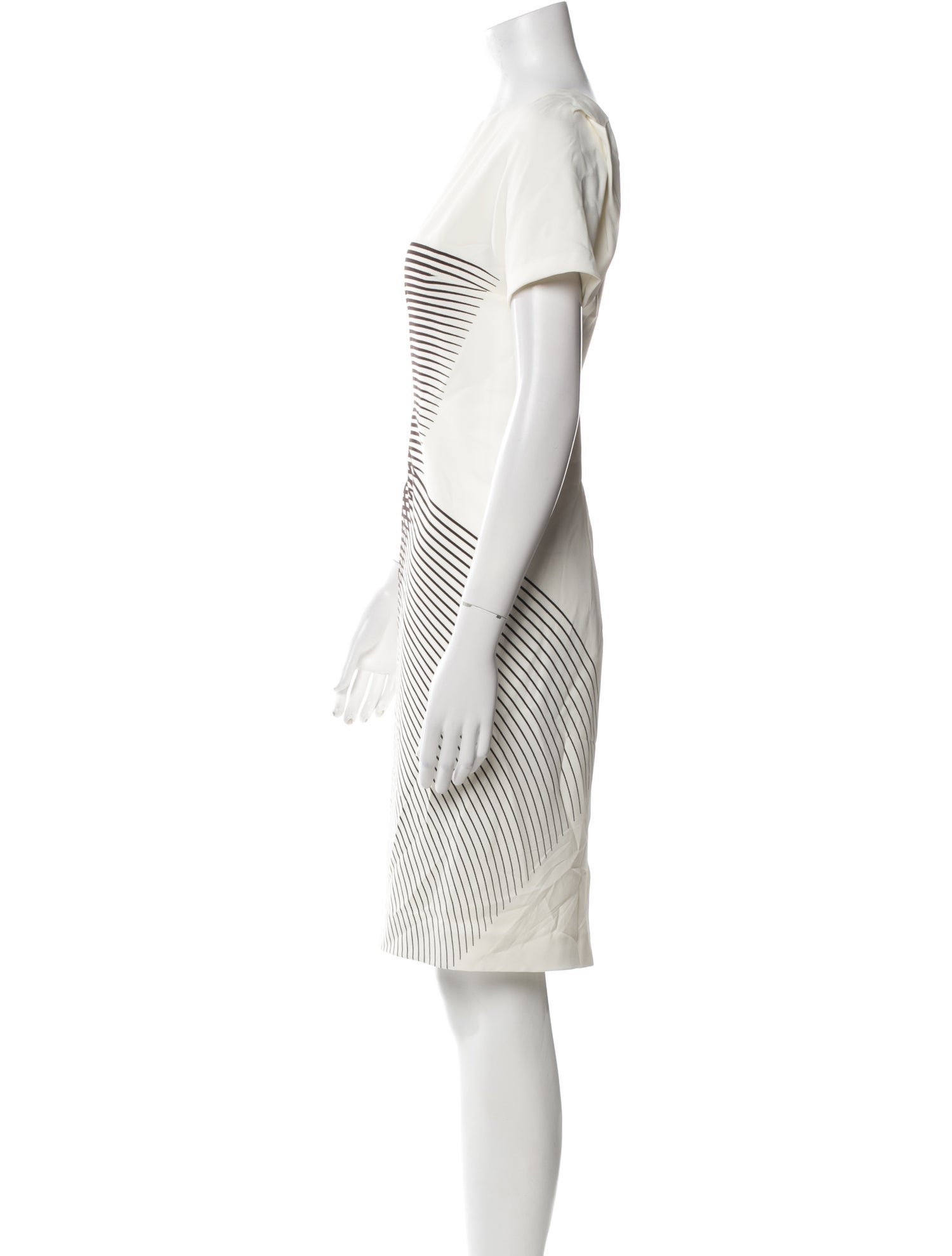 Carolina Herrera Striped Knee-Length Dress