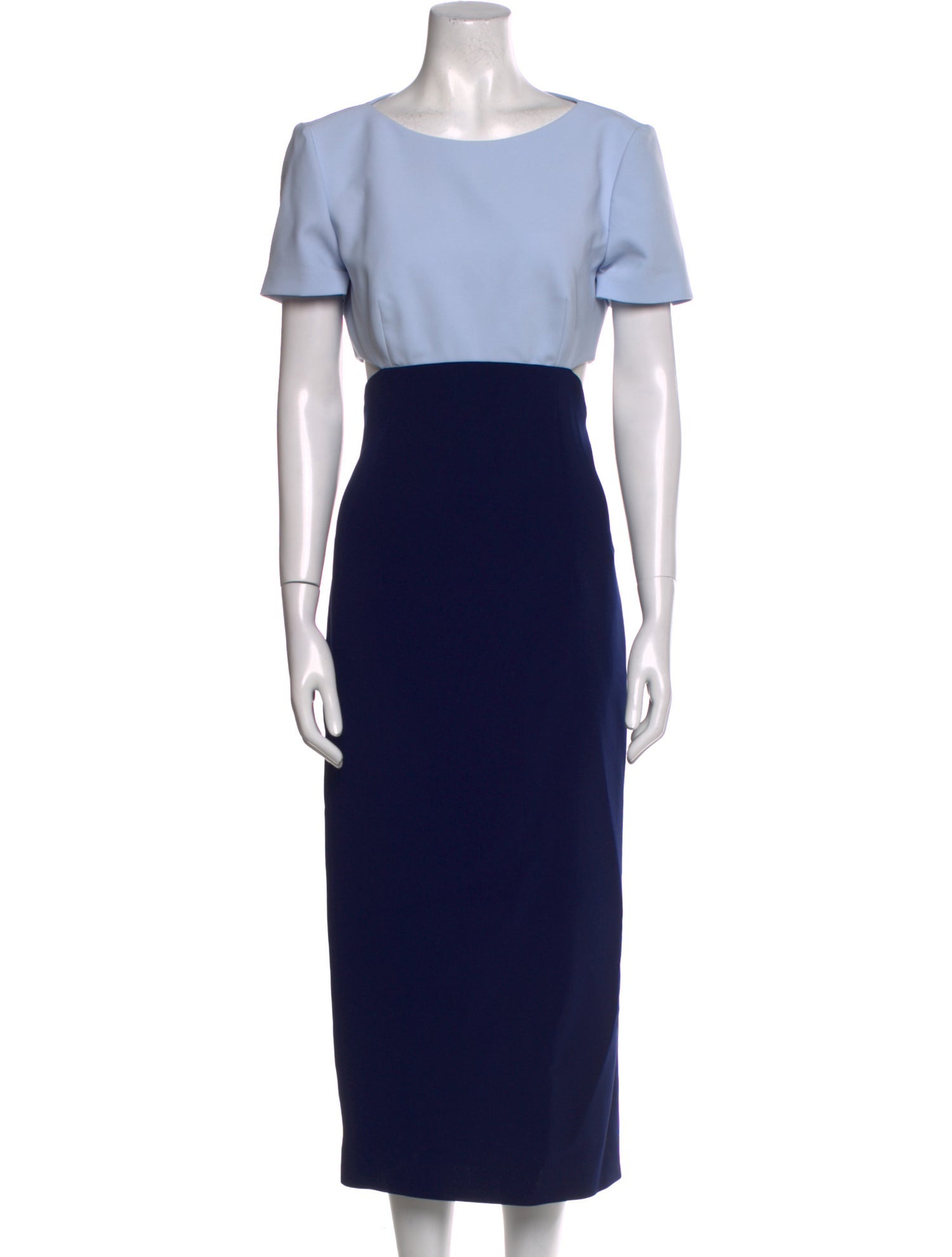 Carolina Herrera Bateau Neckline Long Dress w/ Tags