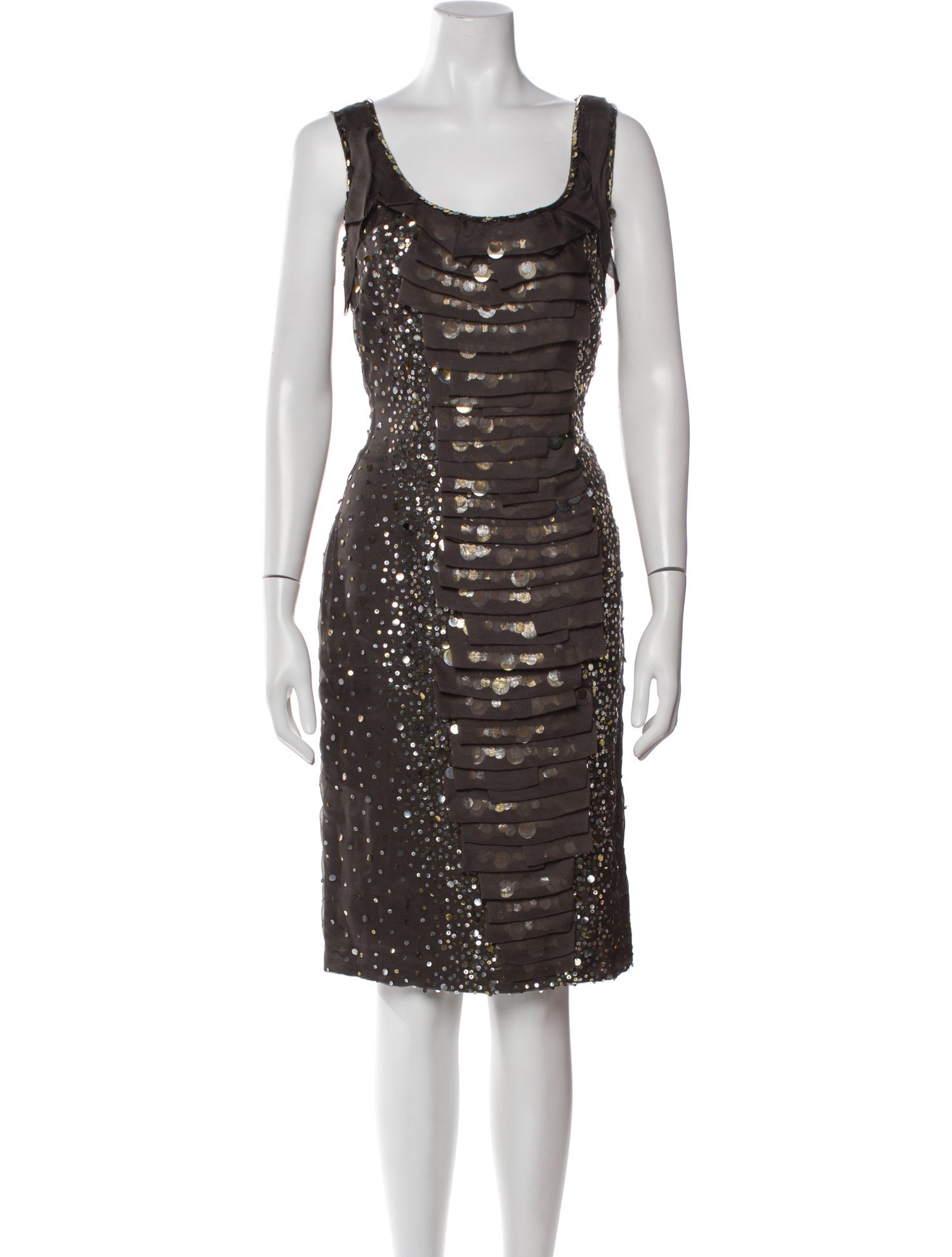 Carolina Herrera Silk Knee-Length Dress