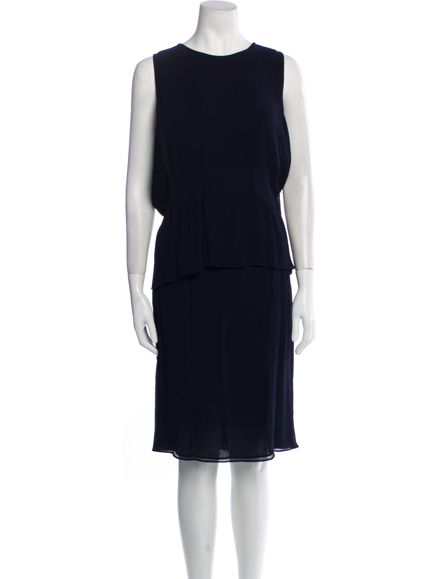 Carolina Herrera Pleated Accents Skirt Set