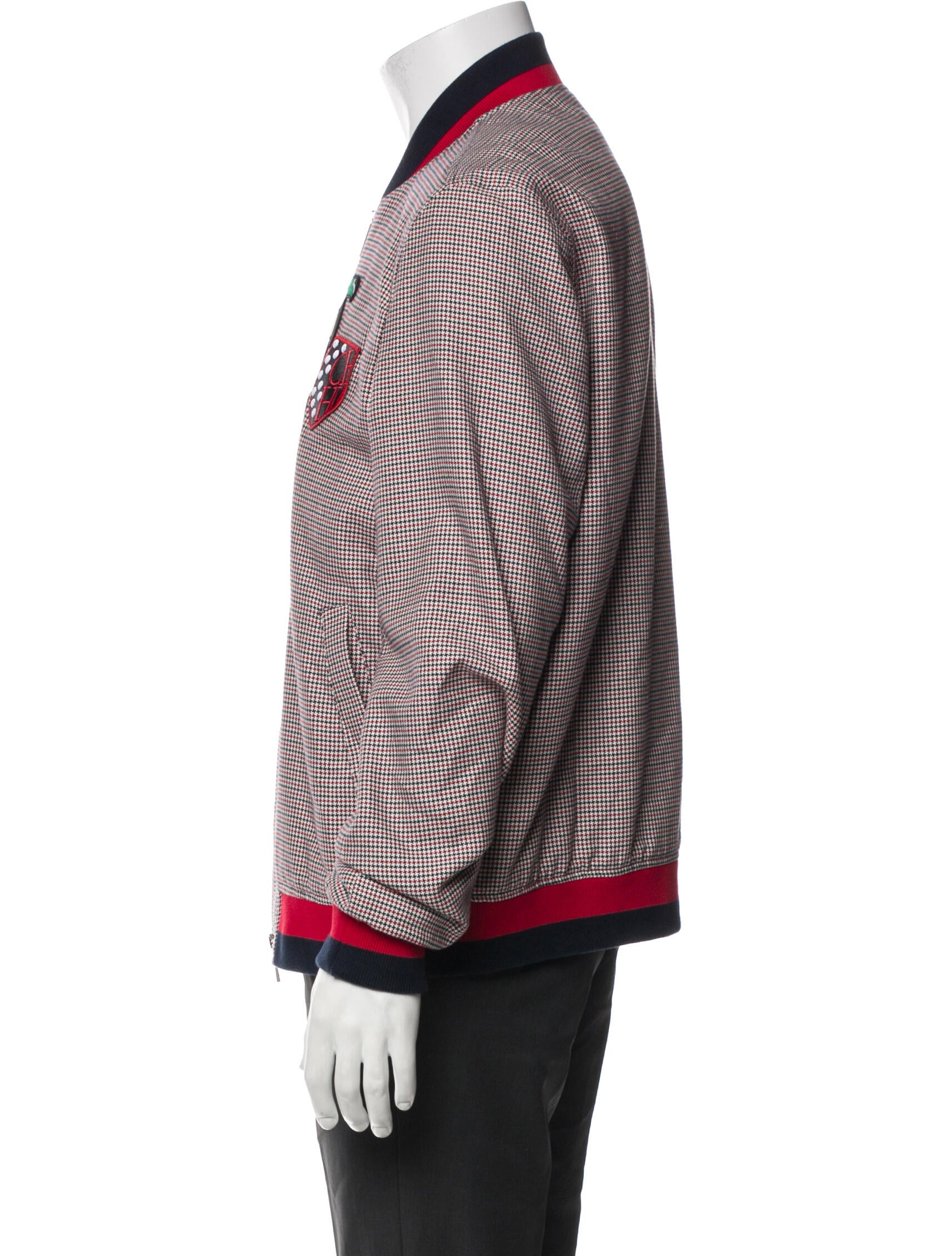 Carolina Herrera Houndstooth Print Jacket