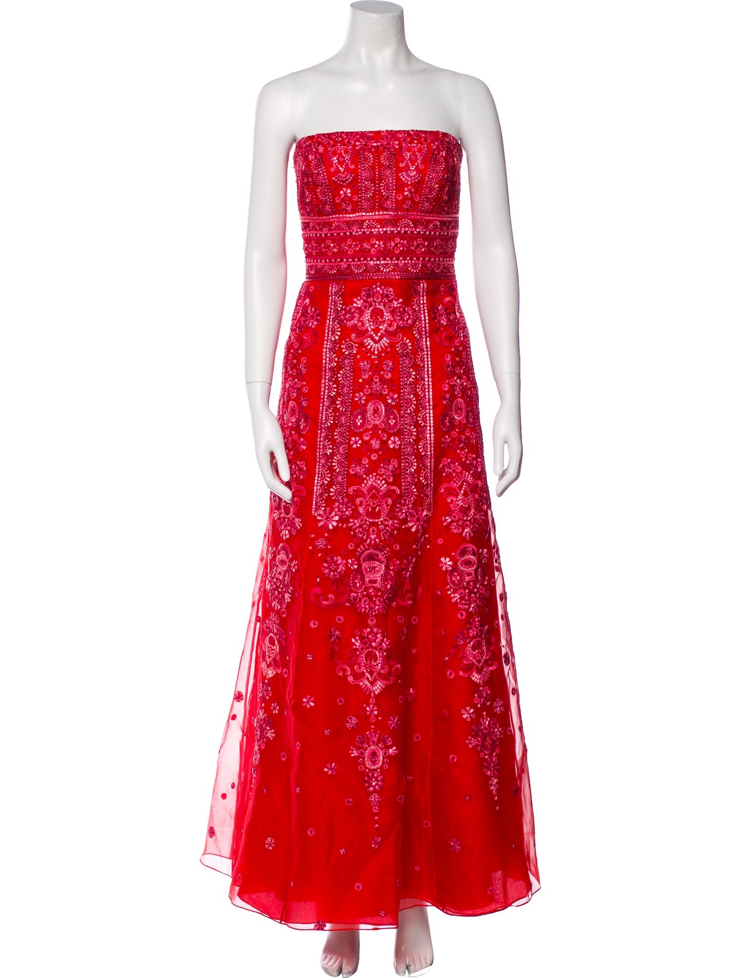 Carolina Herrera Silk Long Dress