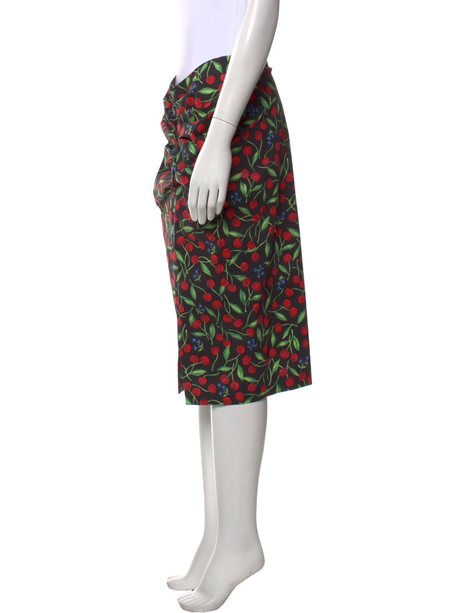 Carolina Herrera Floral Print Knee-Length Skirt
