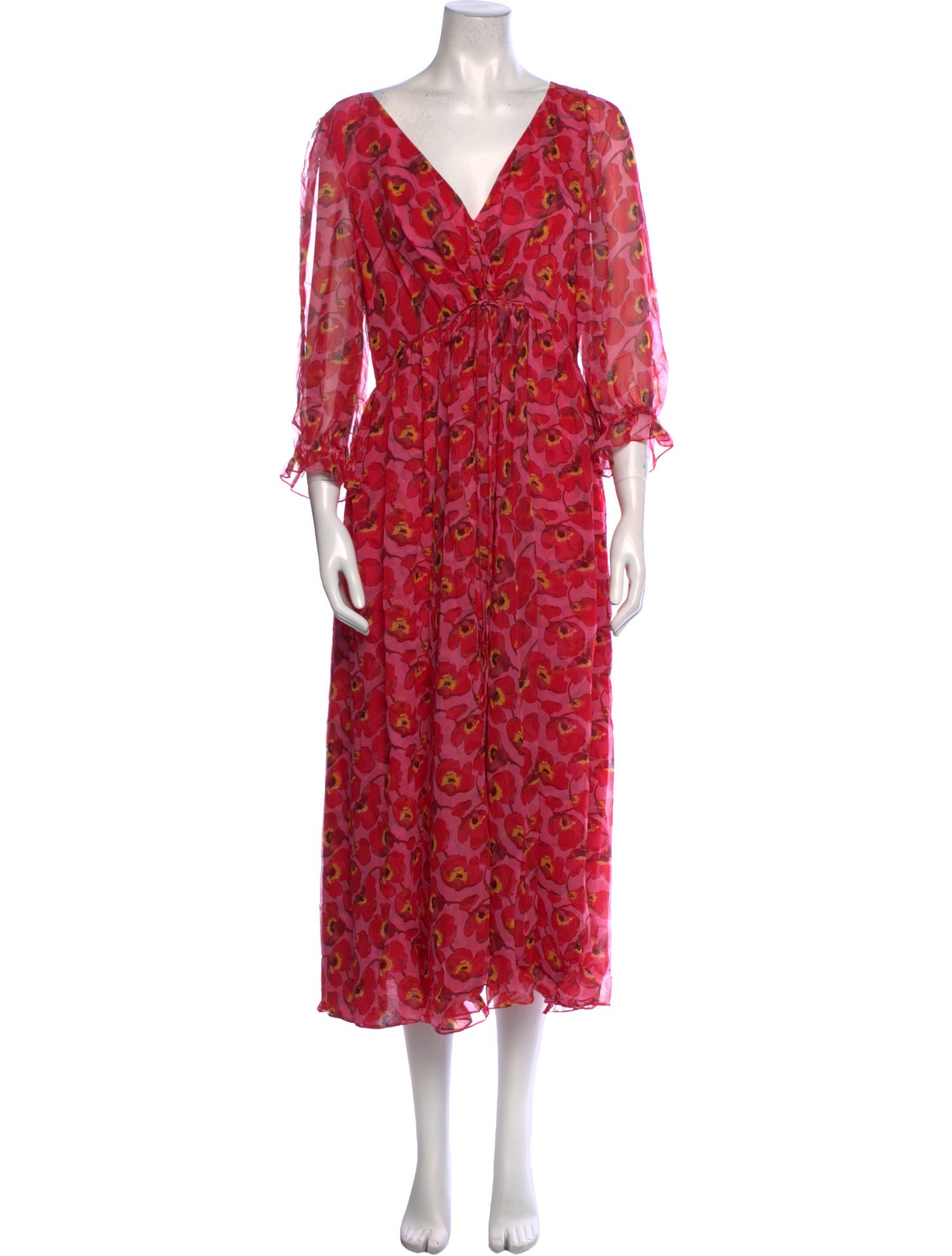 Carolina Herrera Silk Long Dress