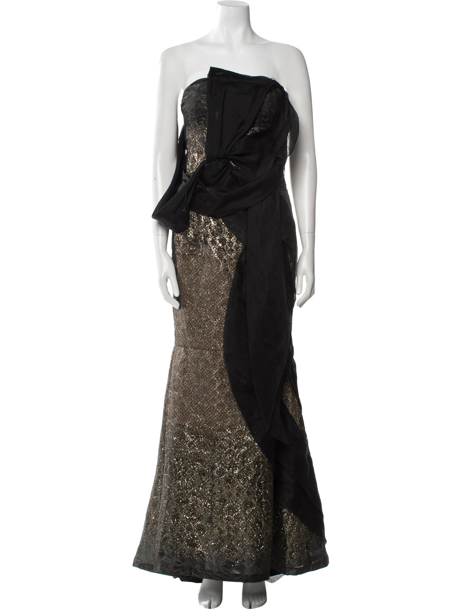 Carolina Herrera Strapless Long Dress