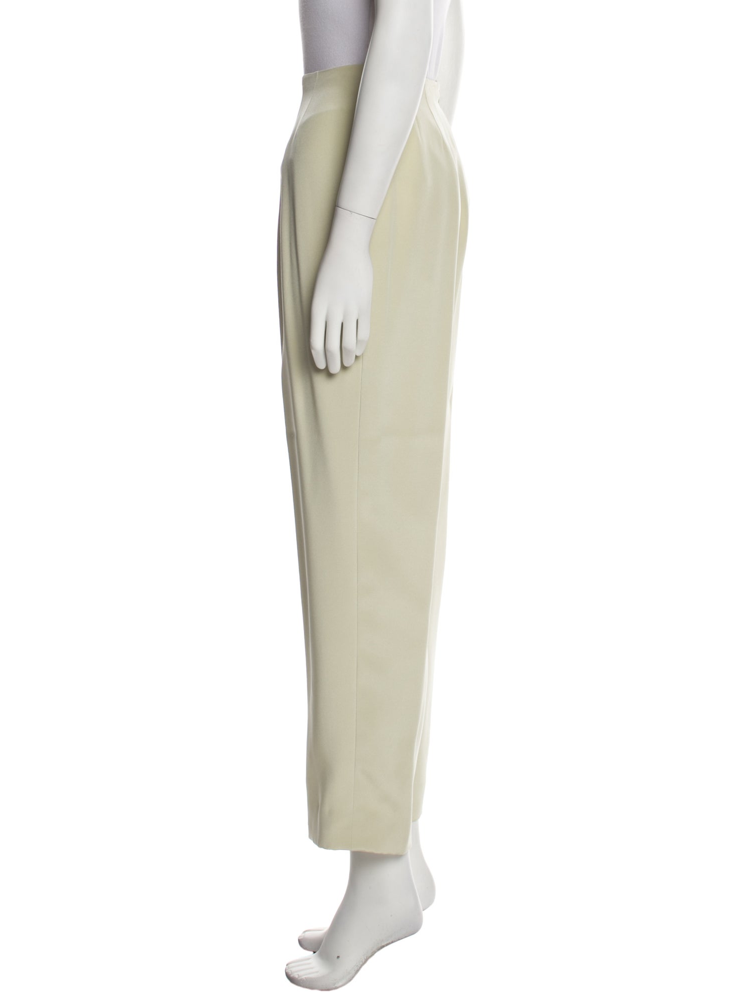 Carolina Herrera Silk Straight Leg Pants
