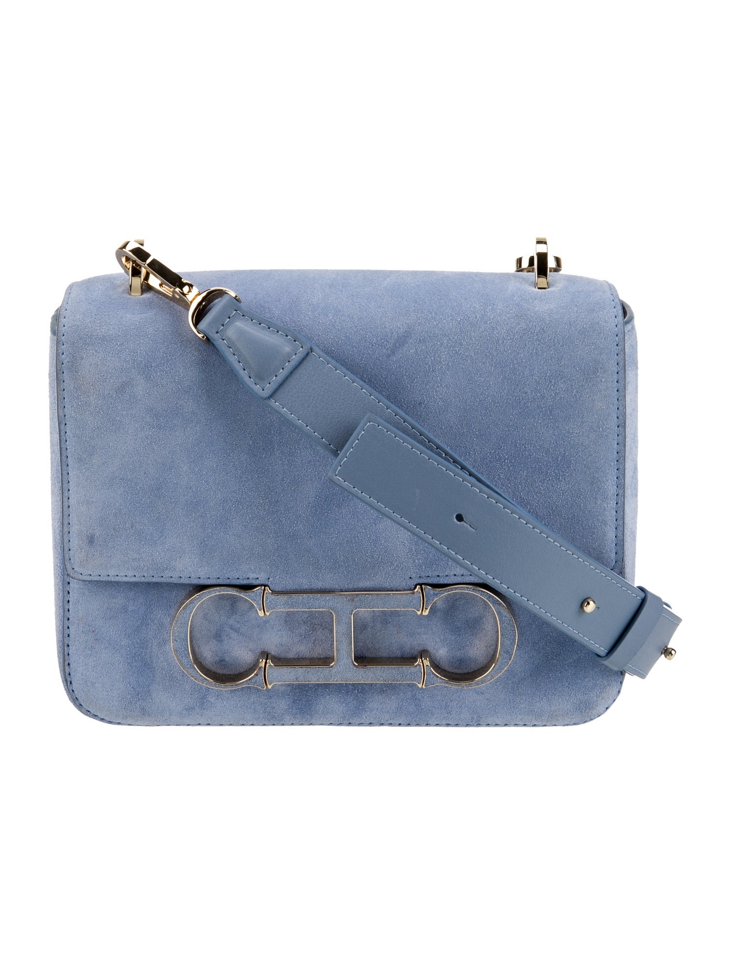 Carolina Herrera Suede Shoulder Bag