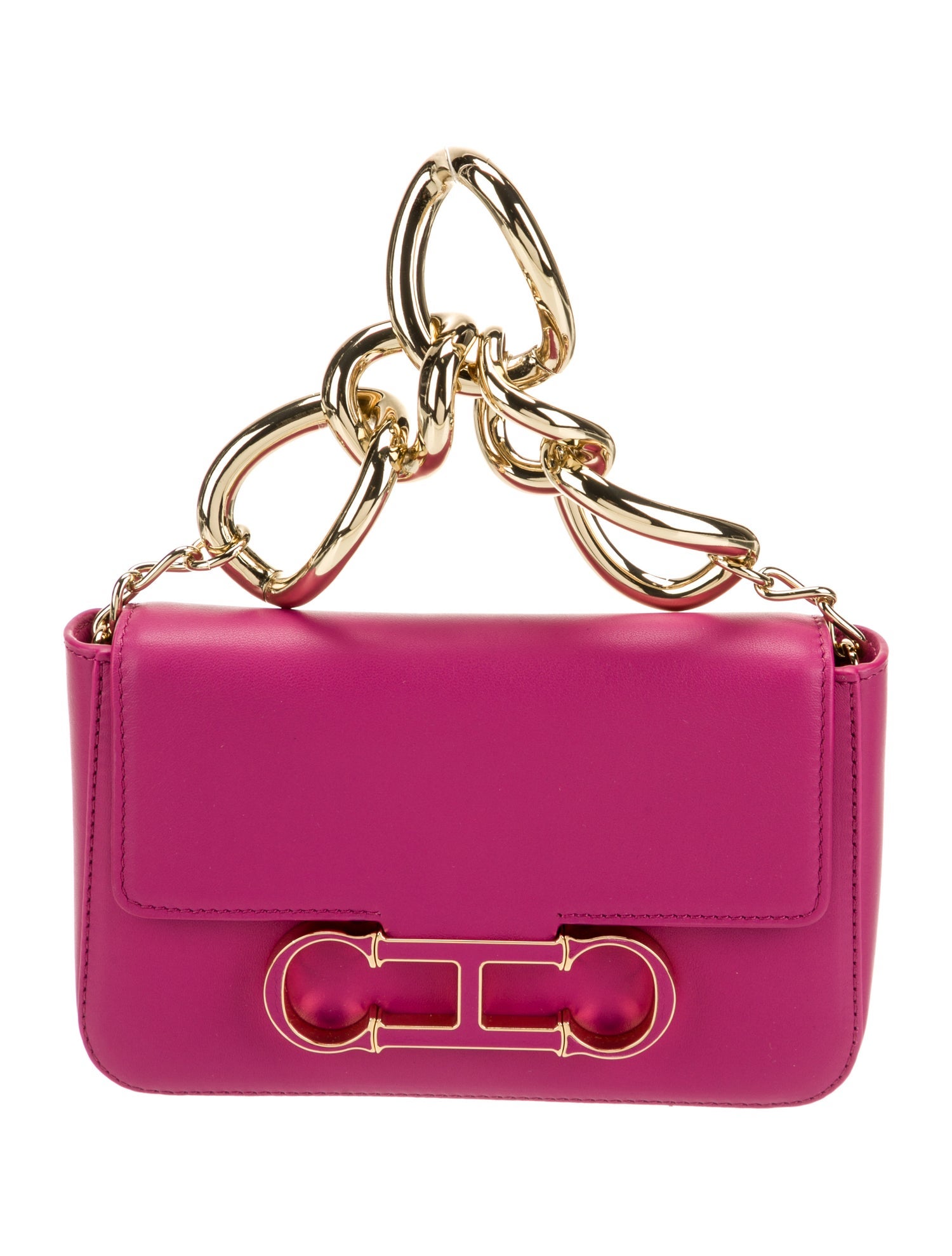 Carolina Herrera Leather Top Handle Bag