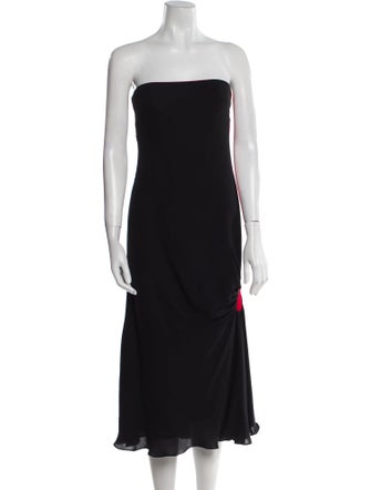 Carolina Herrera Silk Knee-Length Dress