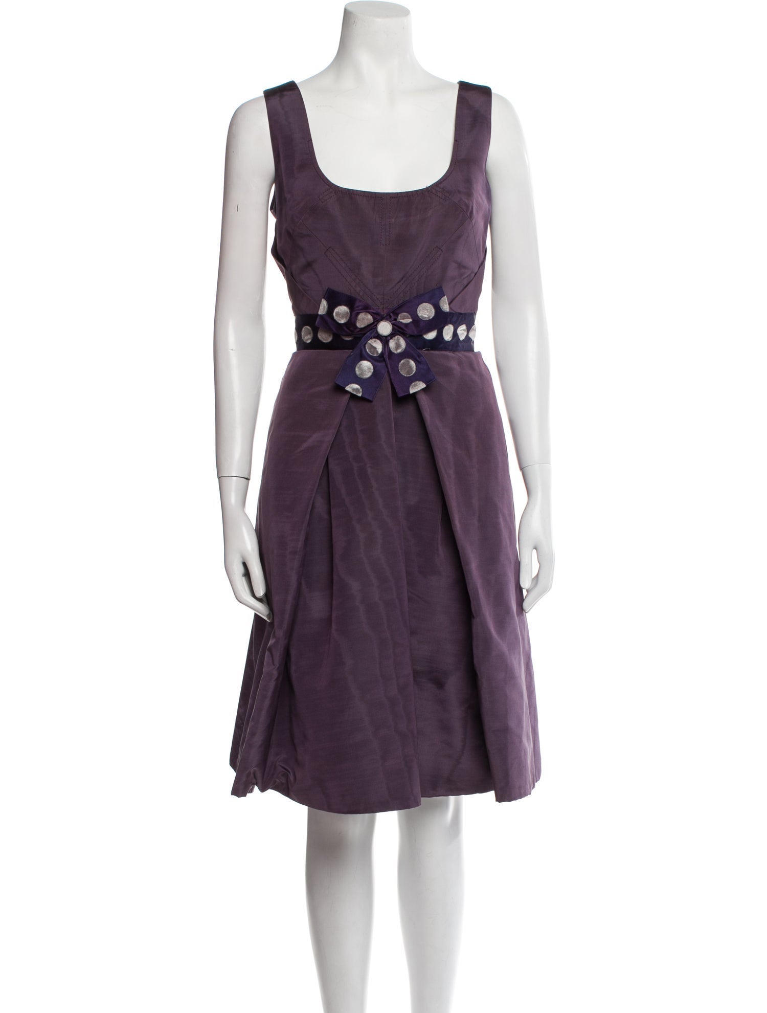 Carolina Herrera Silk Knee-Length Dress