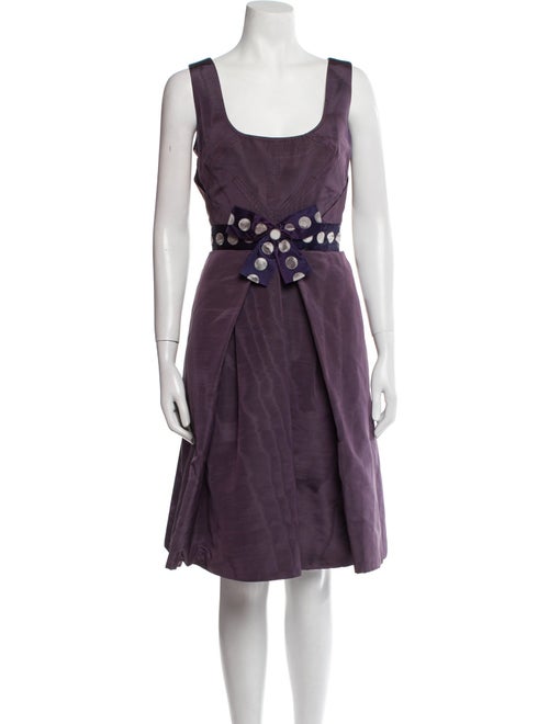 Carolina Herrera Silk Knee-Length Dress