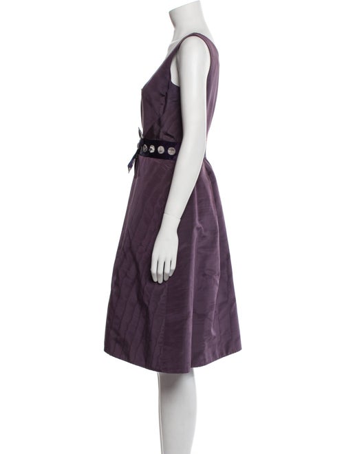 Carolina Herrera Silk Knee-Length Dress