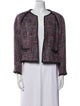 Carolina Herrera Virgin Wool Tweed Pattern Evening Jacket