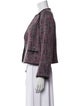Carolina Herrera Virgin Wool Tweed Pattern Evening Jacket