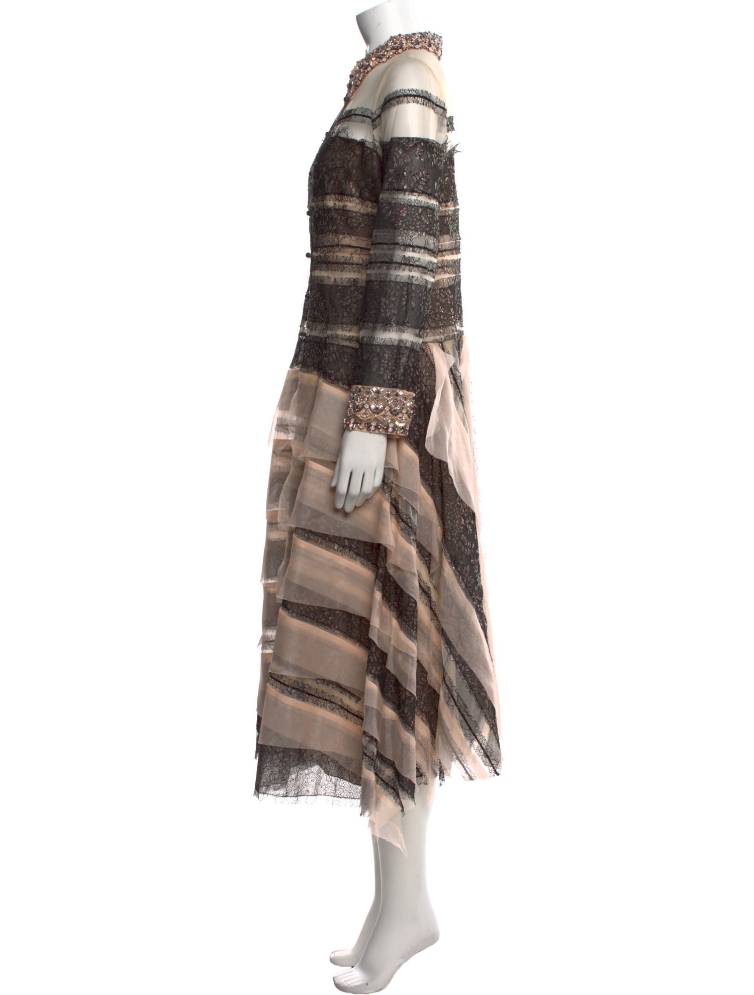 Carolina Herrera Silk Midi Length Dress