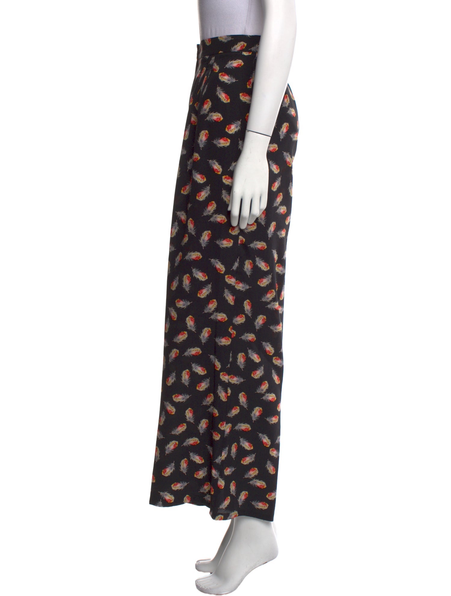 Carolina Herrera Silk Wide Leg Pants