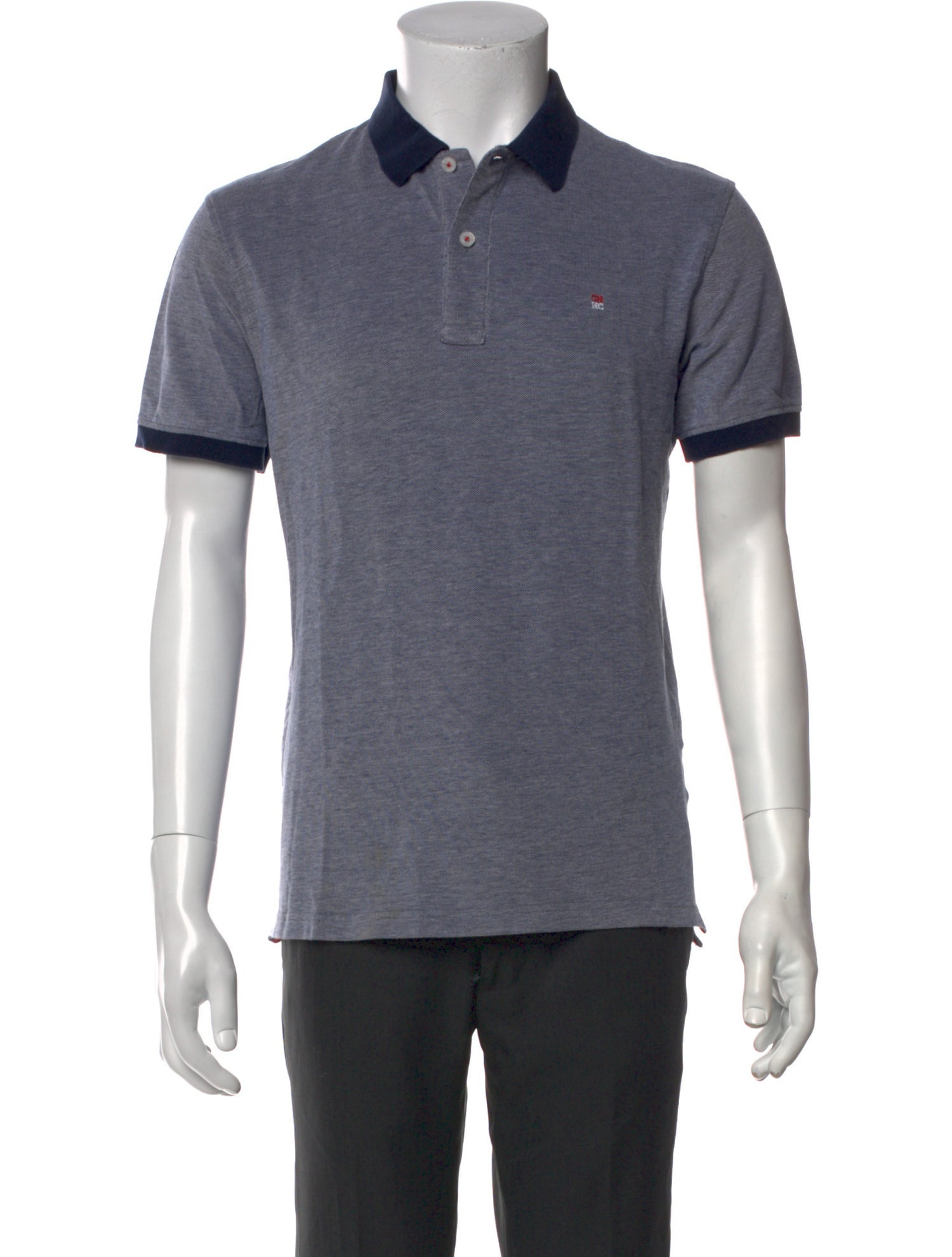 Carolina Herrera Crew Neck Short Sleeve Polo Shirt