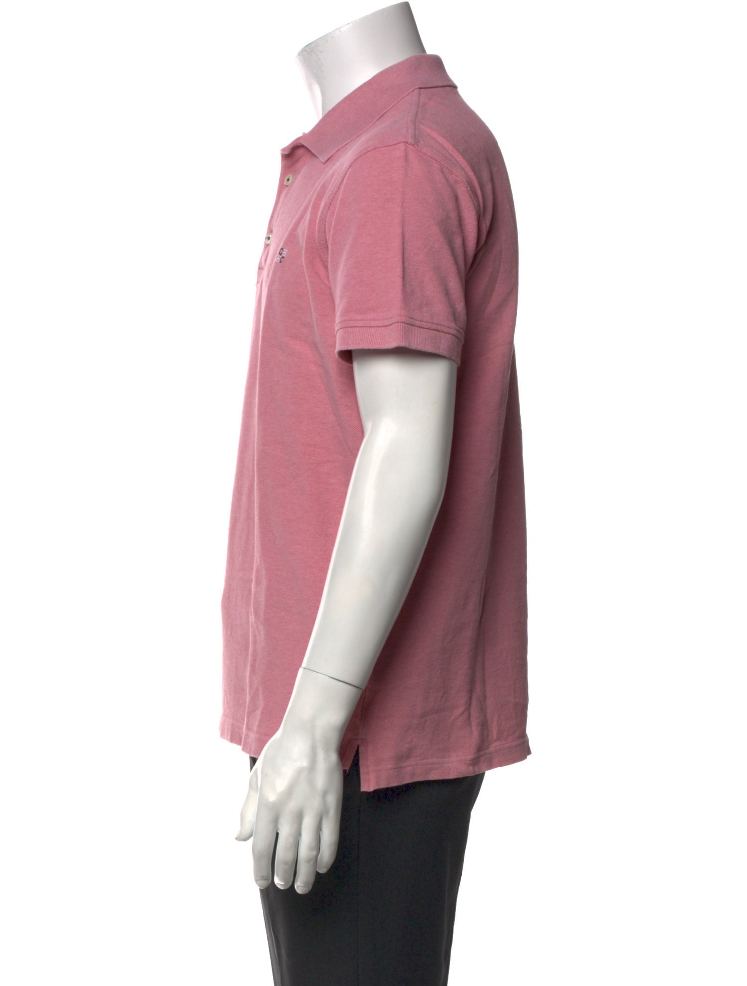 Carolina Herrera V-Neck Short Sleeve Polo Shirt