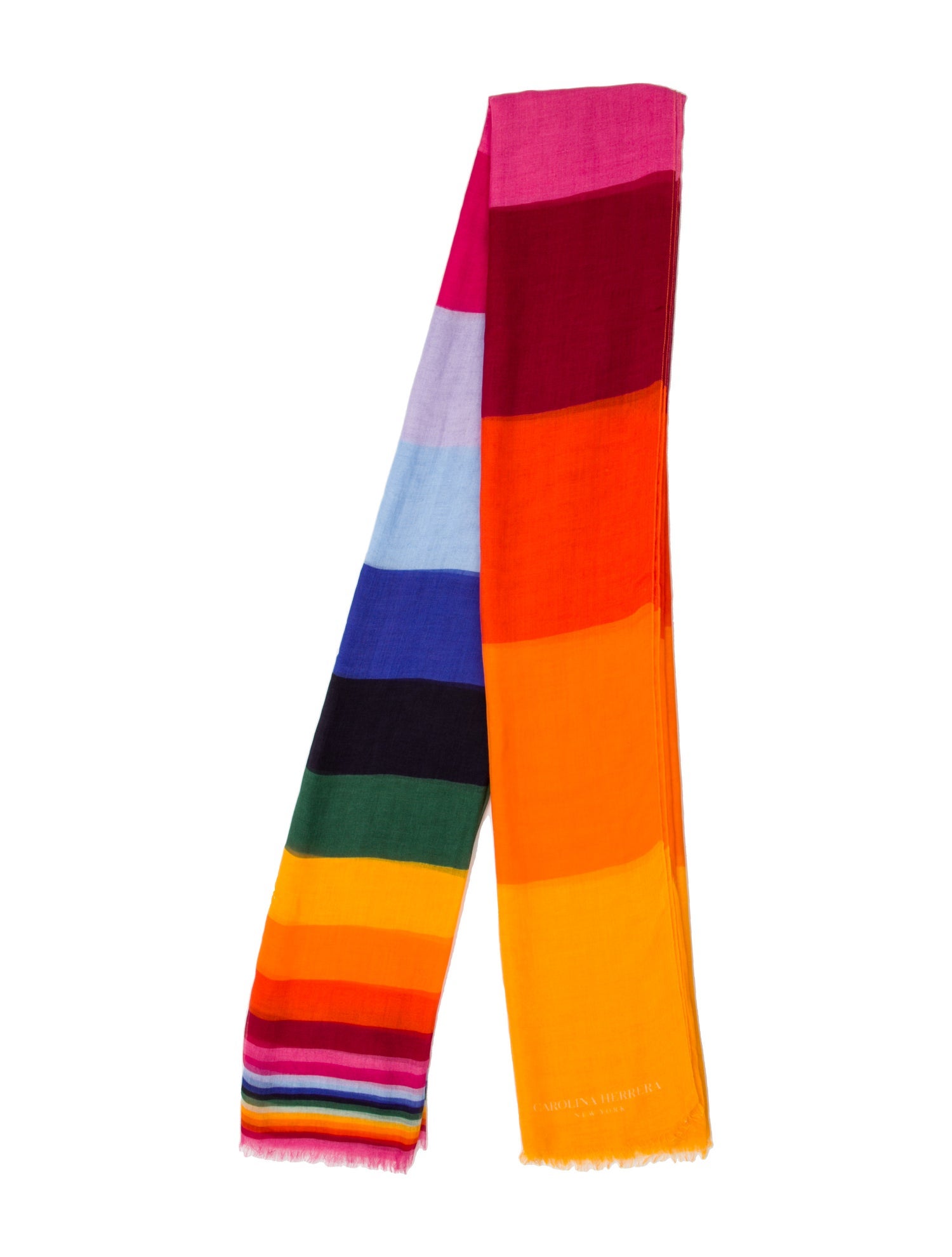 Carolina Herrera Striped Scarf