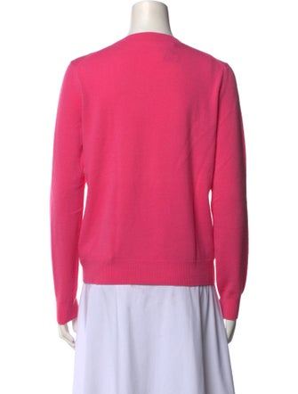 Carolina Herrera Virgin Wool Graphic Print Sweater