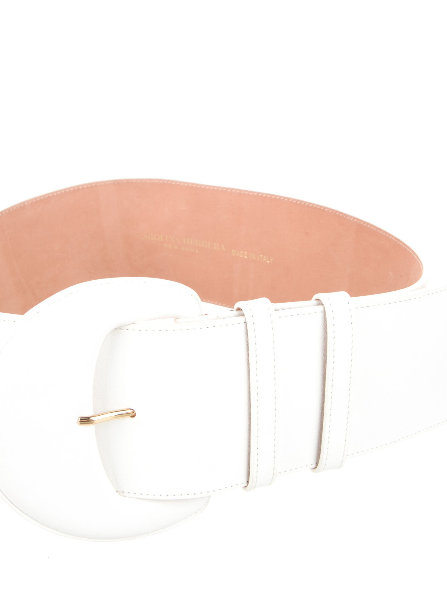 Carolina Herrera Wide Leather Waist Belt
